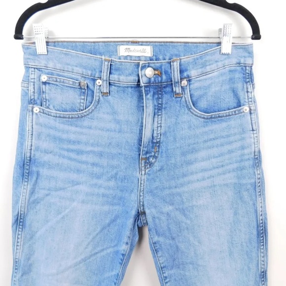 Madewell Cali Demi Boot Raw Hem Jeans, Size 29 - Picture 3 of 9